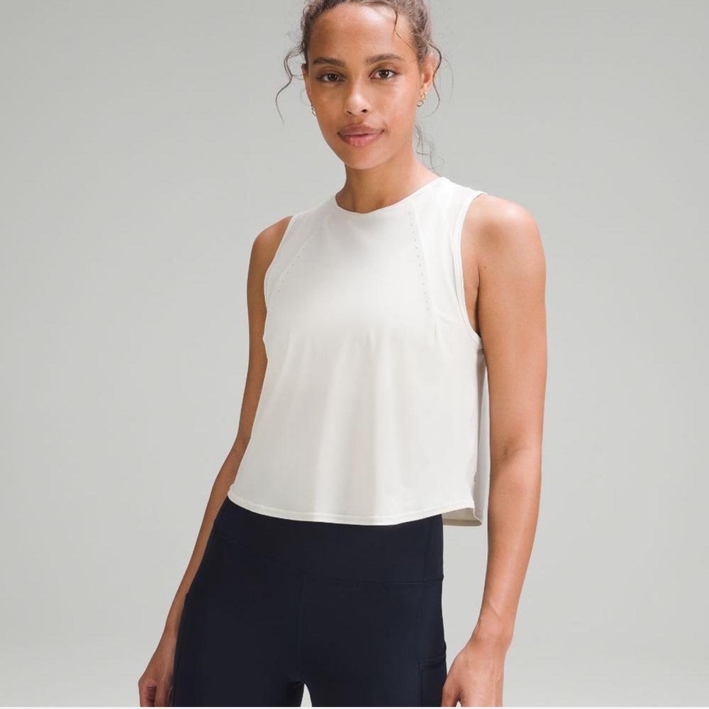 Lululemon White Sculpt Active Tank Top